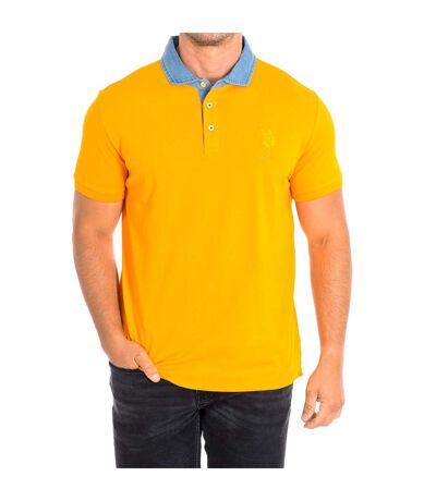 DESM Short Sleeve Polo with contrasting lapel collar 61460 man