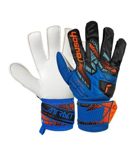 Gants De Gardien De But Attrakt Solid Adulte Noir Bleu Reusch