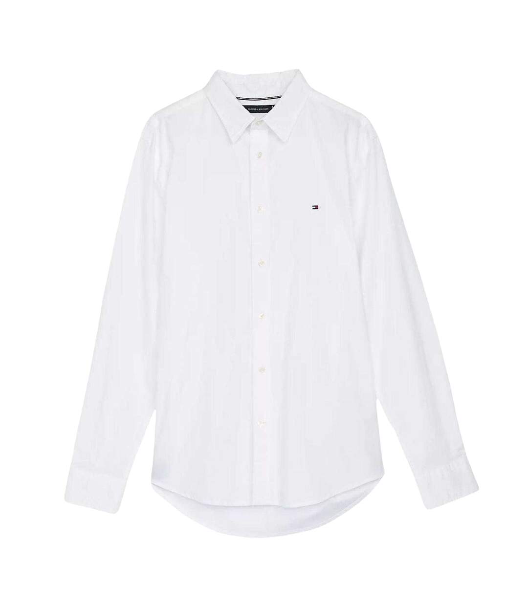 Chemise Motif/style Uni Homme Blanc Tommy Hilfiger-1