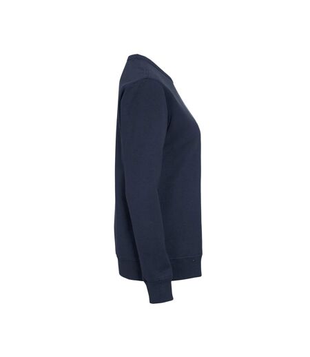 Womens/ladies Crew Neck Sweatshirt Navy Cottover