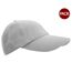 Lot de 2  casquettes unies adulte blanc Result