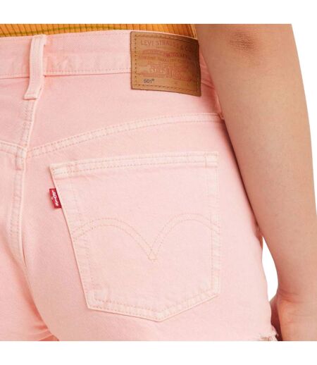 Short Décontracté Selvedge Femme Rose Levis