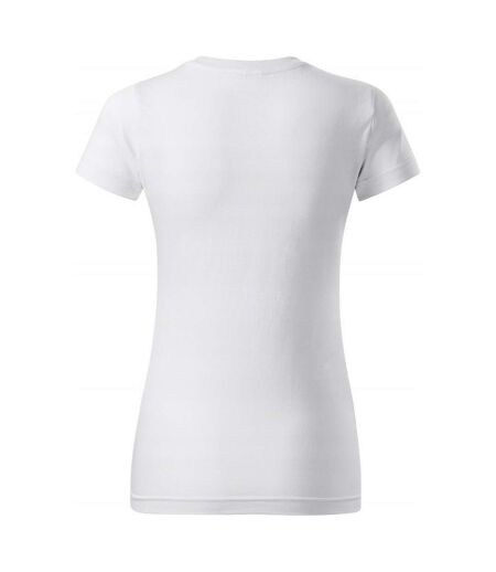 T-shirt Basic Femme Blanc Adler