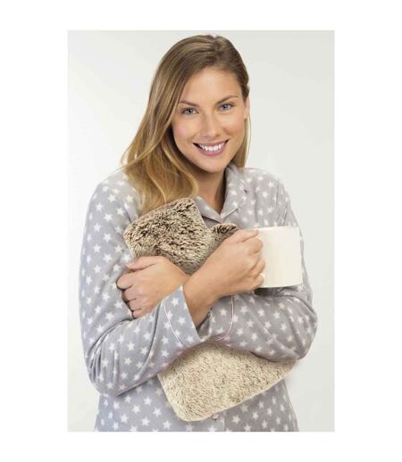 Bouillotte Déhoussable Micro-Ondable 30cm Taupe