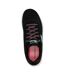 Womens/ladies Skech-air Mesh Trainers Black Pink Skechers-4