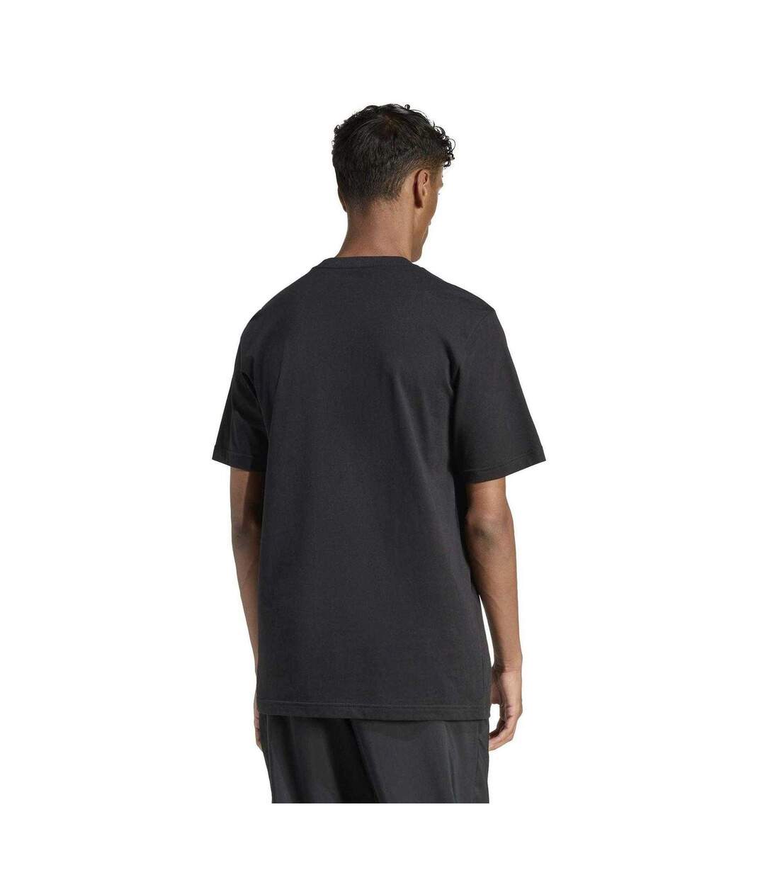 T-shirt Motif/style Abstrait Homme Noir Adidas-3