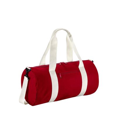 Bagbase Original Barrel Duffle Bag (Classic Red/Off White) (One Size)