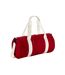 Bagbase Original Barrel Duffle Bag (Classic Red/Off White) (One Size)
