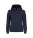 Womens/ladies hayden hoodie dark navy Clique-1