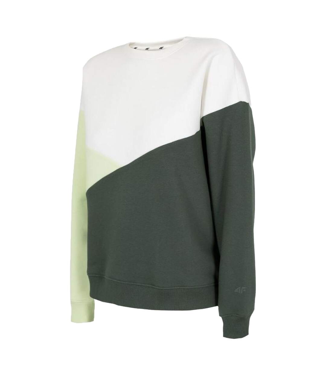 Sweat H4l22 Bld013 Femme Blanc Vert Gris 4F-2
