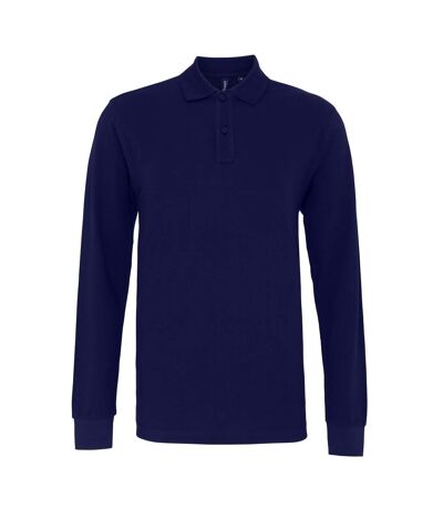 Asquith & Fox Mens Classic Fit Long Sleeved Polo Shirt (Navy) - UTRW4811