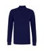 Asquith & Fox Mens Classic Fit Long Sleeved Polo Shirt (Navy) - UTRW4811
