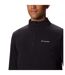 Mens Klamath Range Half Zip Fleece Top Black Columbia-3