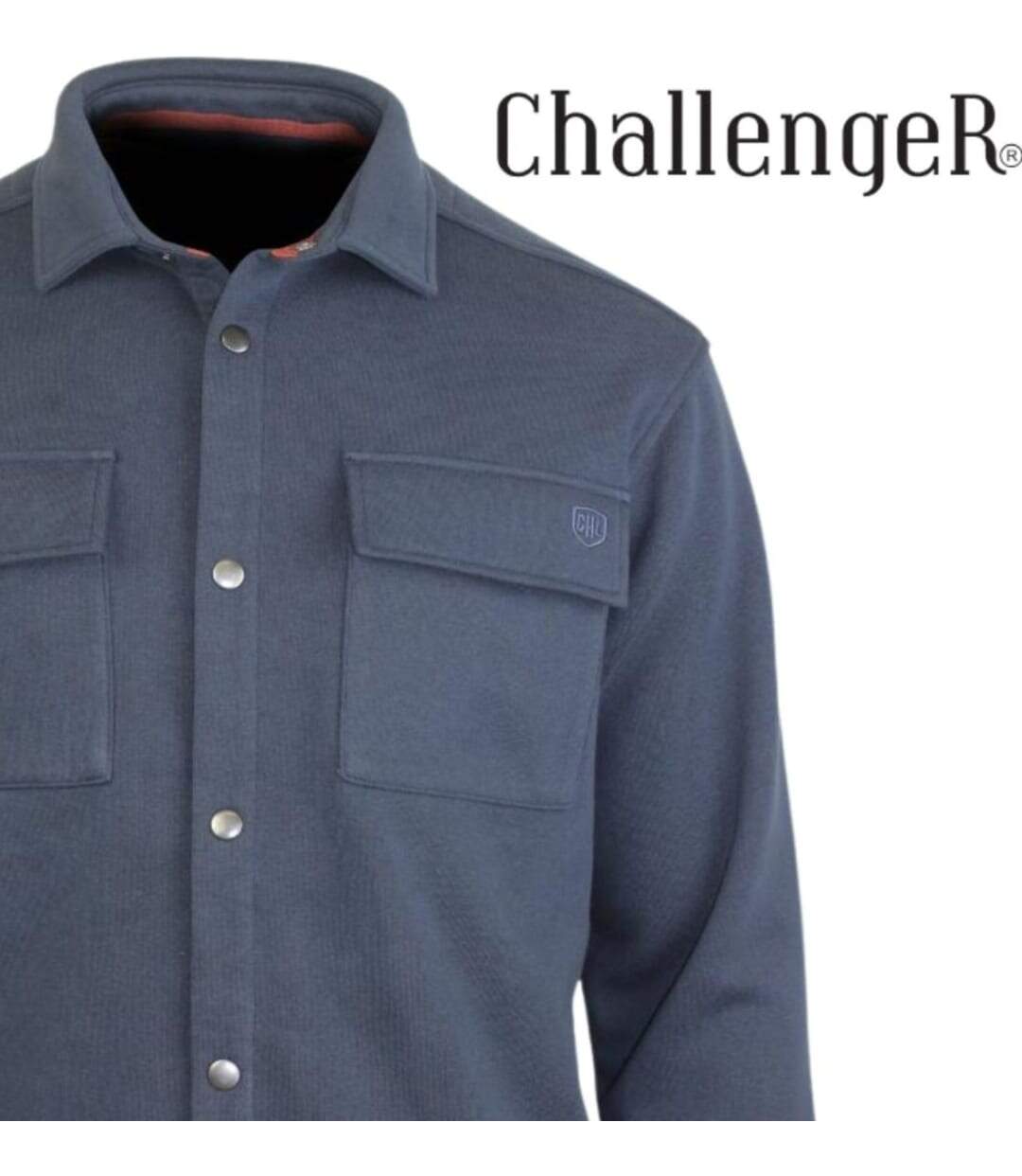 CHALLENGER BASTIEN3 — Surchemise molleton gris : le confort chaud au style décontracté-2