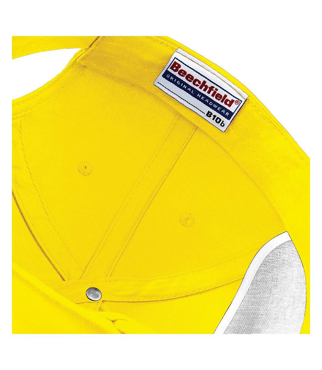 Casquette de baseball 100% coton enfant unisexe jaune Beechfield