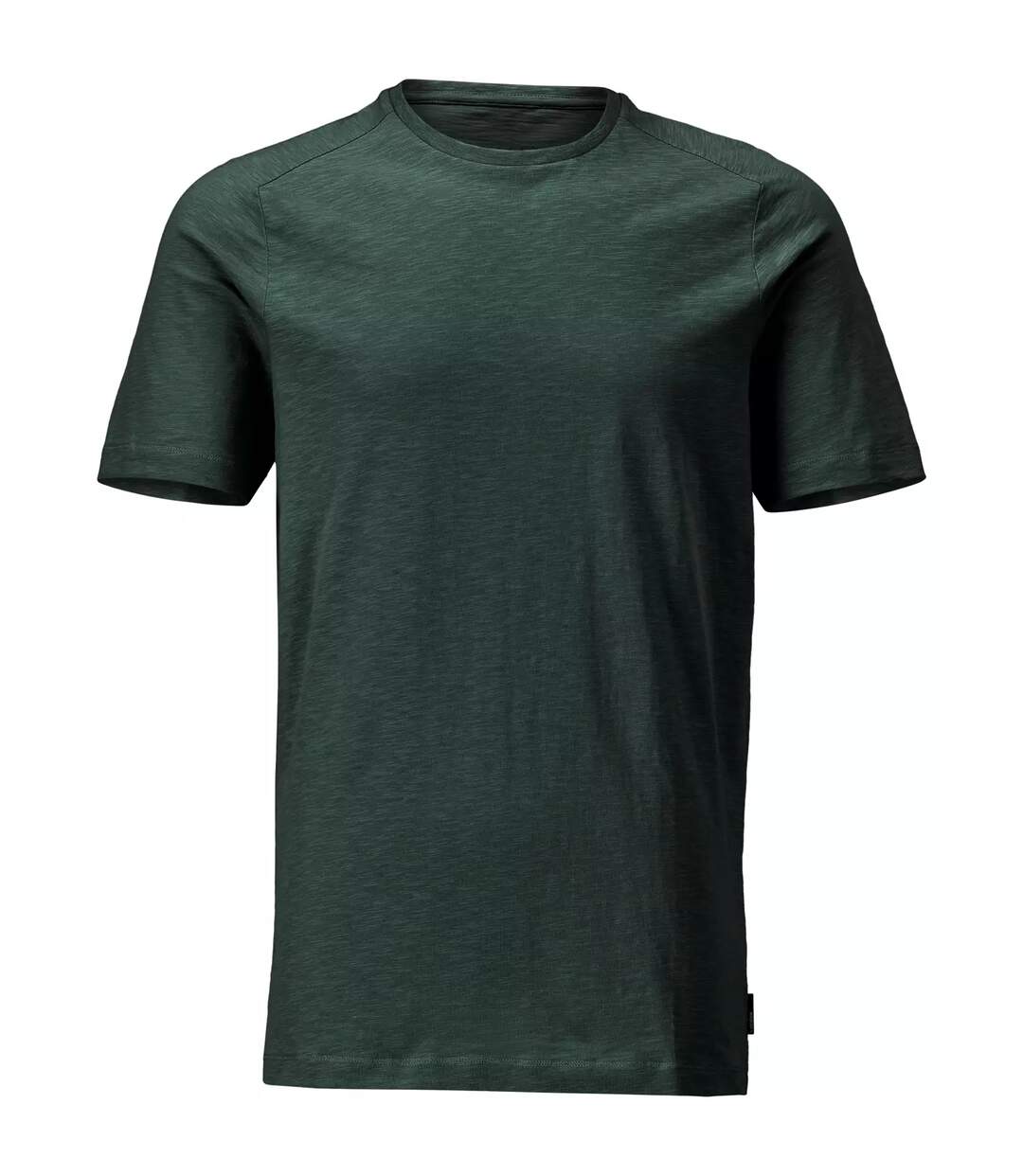 Mens Customised Short-sleeved T-shirt Forest Green Mascot-1