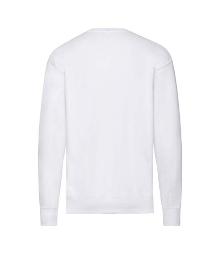 Sweat Manches Cousues Adulte Blanc Fruit Of The Loom