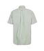 Chemise Manches Courtes Motif/style À Rayures Homme Vert Kaki Vert Gant-3