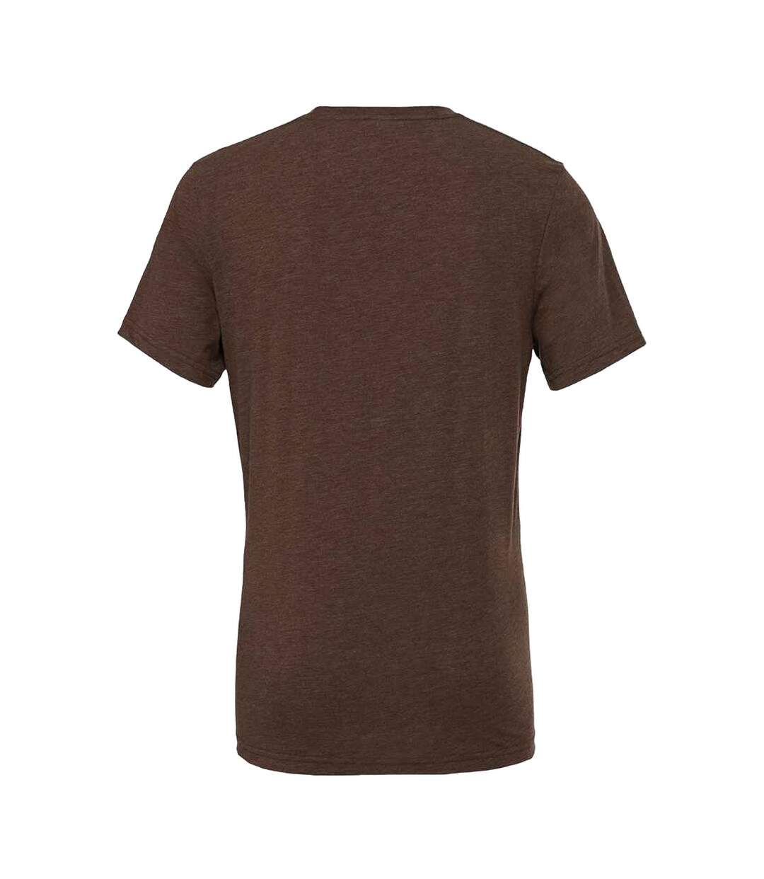 T-shirt manches courtes unisexe marron Bella + Canvas