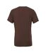 T-shirt manches courtes unisexe marron Bella + Canvas Bella + Canvas