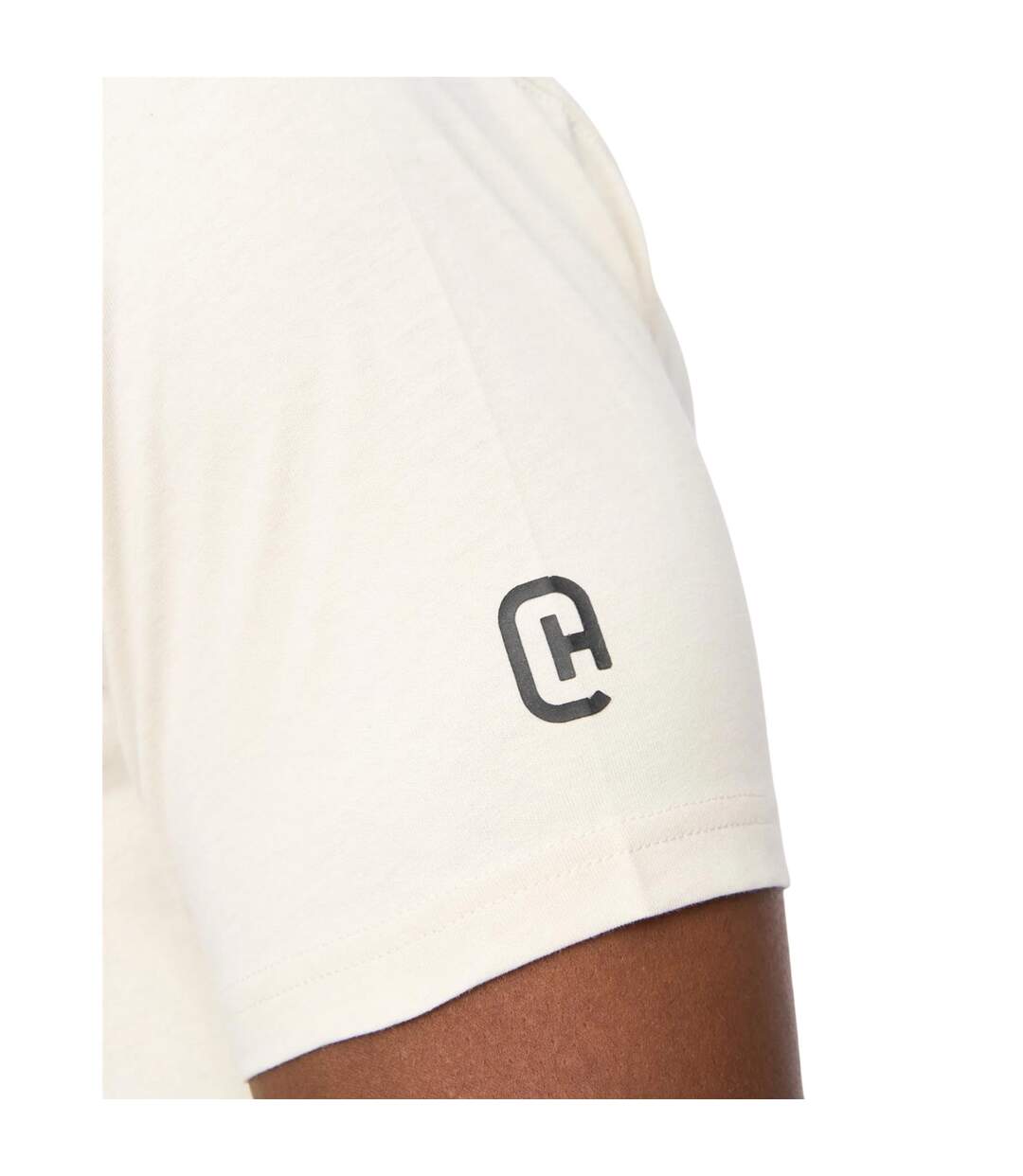 Mens Carrimoore T-shirt Off White Crosshatch-4