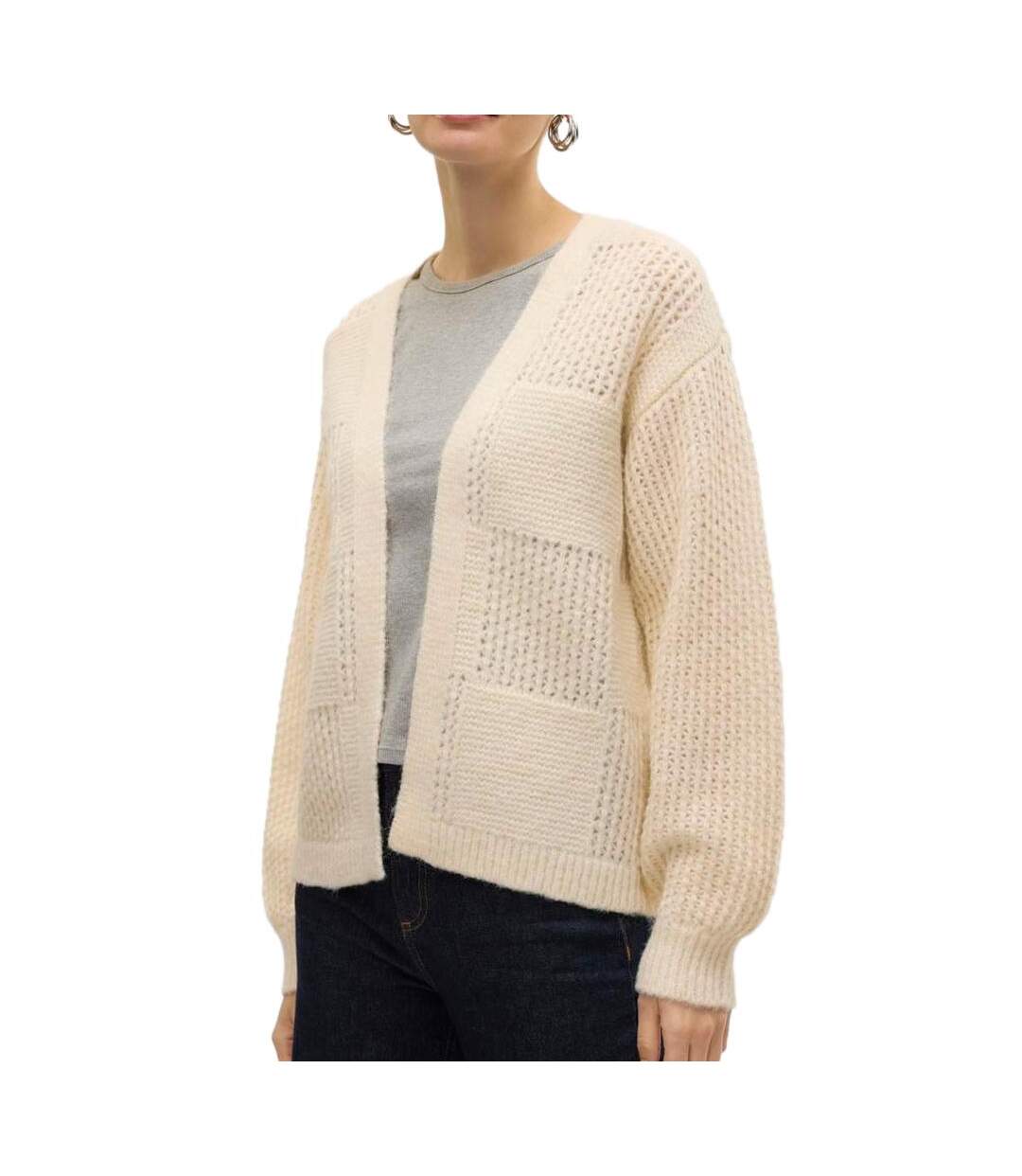 Cardigan Beige Femme Vero Moda Moon - XS-1