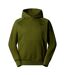 Mens Never Stop Exploring Cotton Pullover Hoodie Woodland Green The North Face-2