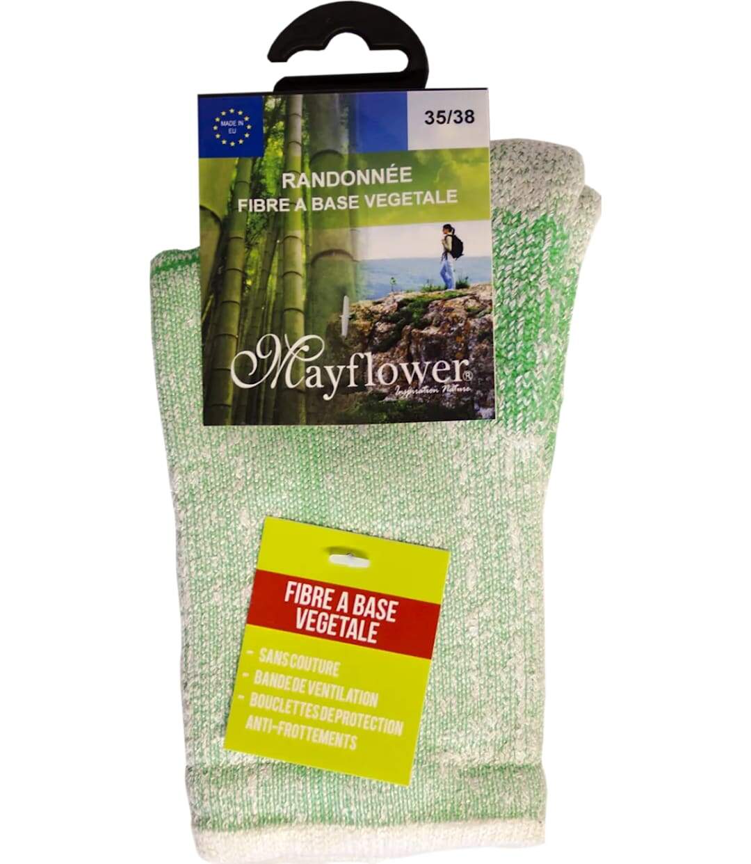 Chaussettes rando fibre végétale CHO7105-1
