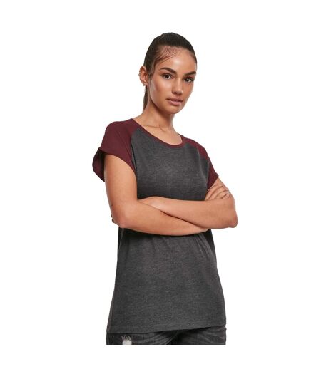 T-shirt Femme Charbon Bordeaux Urban Classics