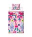 World Tour Reversible Duvet Set Pink Multicoloured Trolls 2-2