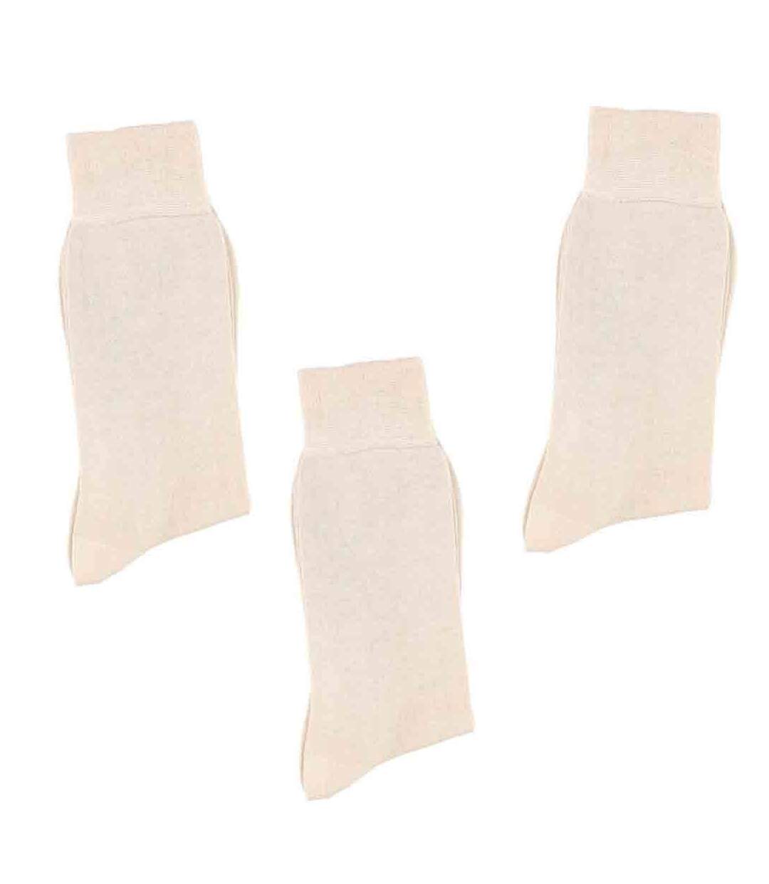 Lot de 3 paires Chaussettes pur fil d'Ecosse-1