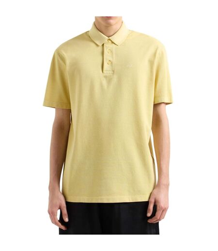 Polo Motif/style Logo Brodé Homme Jaune Armani Exchange