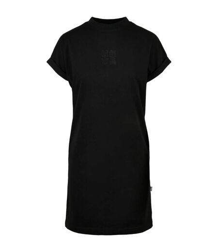 Robe T-shirt Manches Courtes Motif/style Logo En Chinois Femme Noir Urban Classics