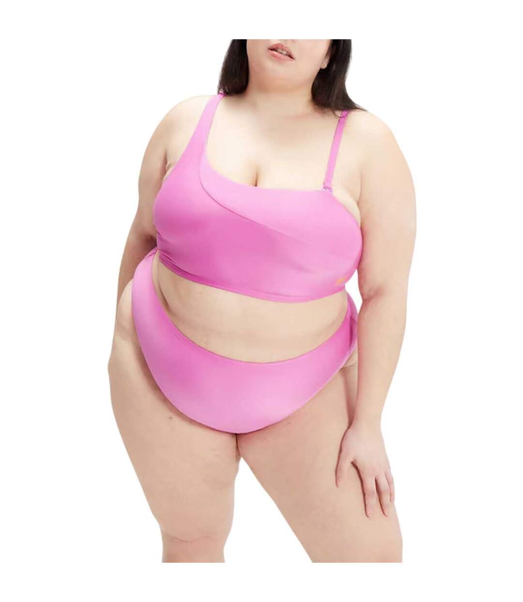 Ensemble De Maillot De Bain 2 Pièces Grande Taille Femme Rose Violet Speedo-1