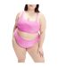 Ensemble De Maillot De Bain 2 Pièces Grande Taille Femme Rose Violet Speedo-1