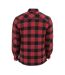 Chemise Motif/style À Carreaux Lumber Homme Rouge Noir Dunlop-2