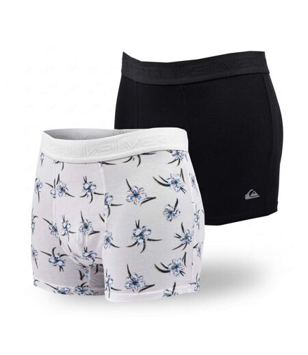 Quiksilver Pack de Boxers Homme Coton Stretch- Pack de 2