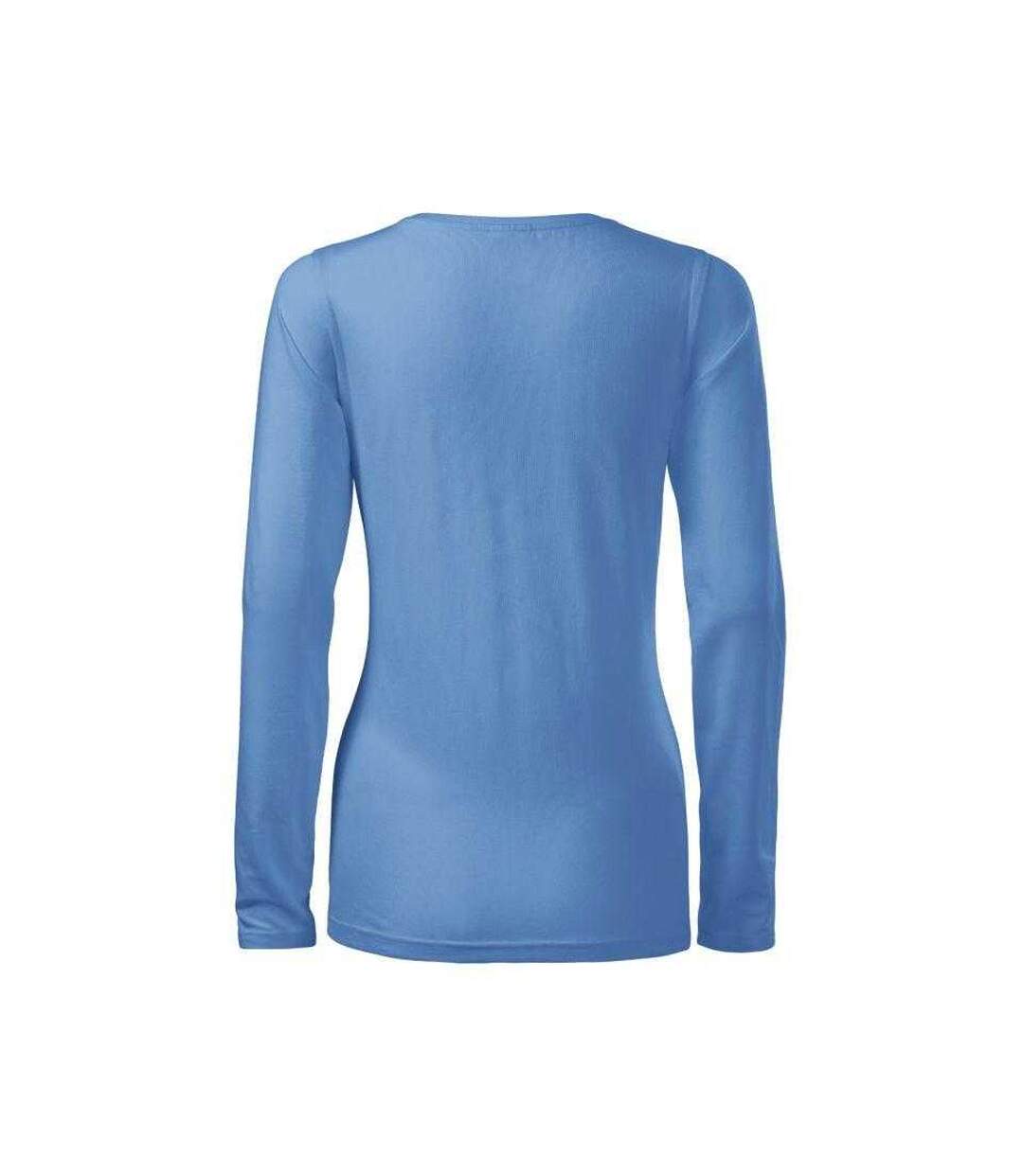 T-shirt Manches Longues Femme Bleu Clair Malfini-2