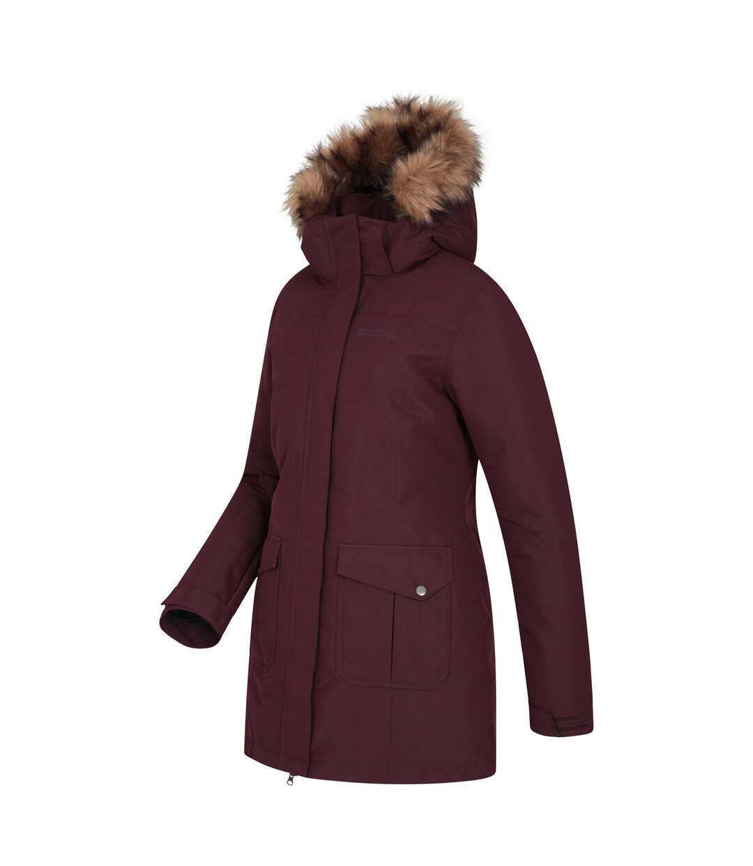 Doudoune matelassée tarka femme bordeaux Mountain Warehouse