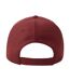 Casquette De Baseball Motif/style 5 Panneaux Recy Five Piping Adulte Bordeaux Blanc Atlantis Headwear-2