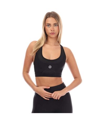 Womens/ladies Series-3 Elite Bra Black Skins