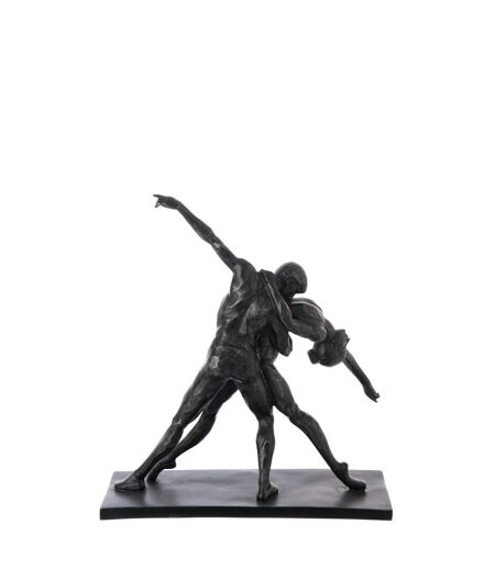 Statuette Couple Danse Courchevel 38cm Noir