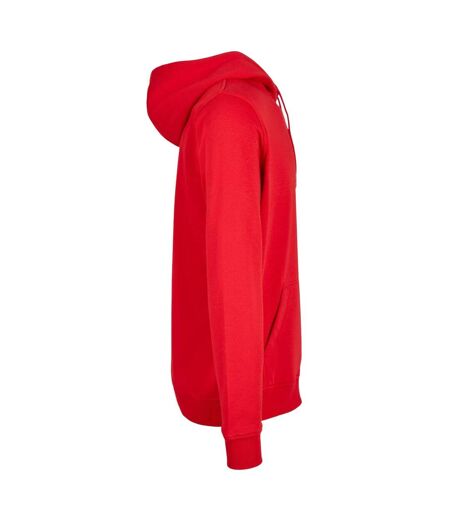 Sweat À Capuche Homme Rouge Vif Build Your Brand