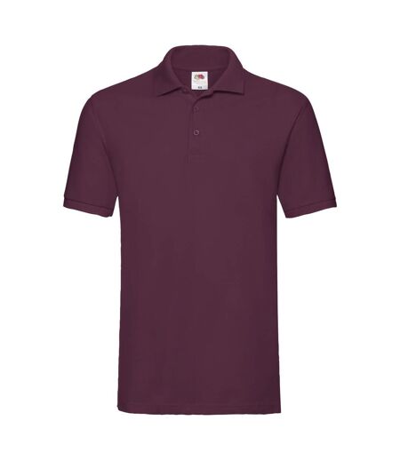 Polo Premium Adulte Bordeaux Fruit Of The Loom