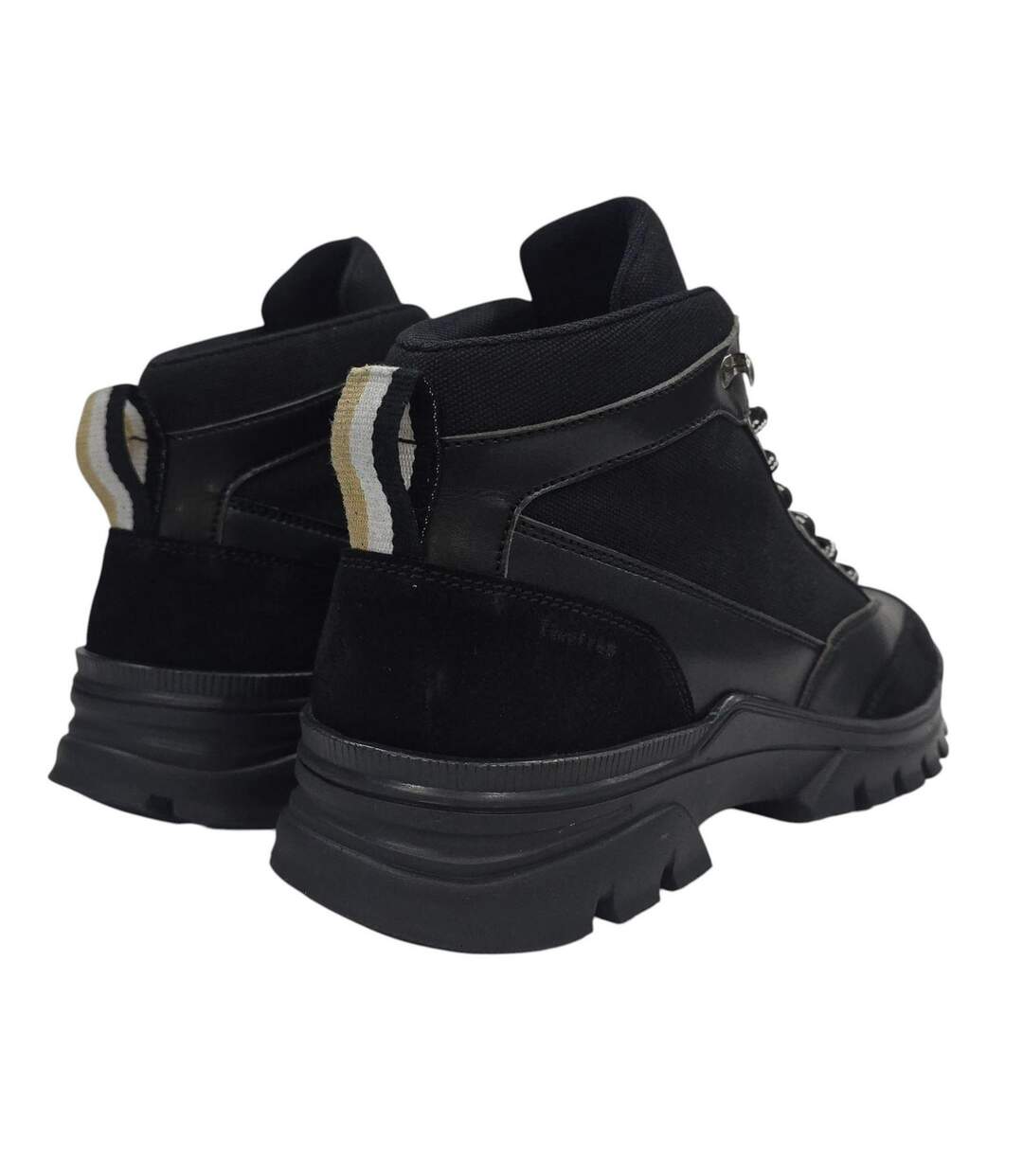 Chaussures Montantes De Randonnée Jason Homme Noir Firetrap-2