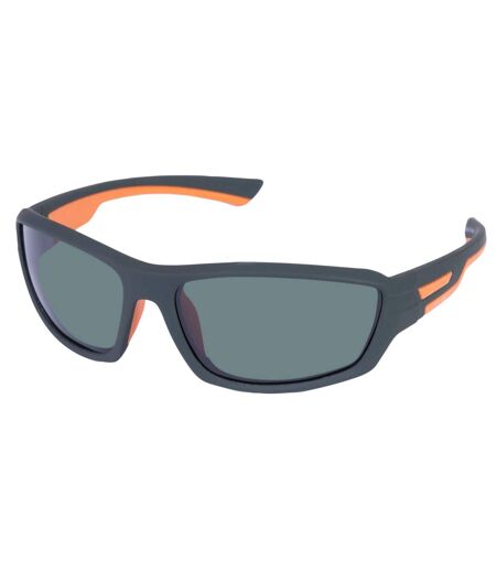 Isotoner Lunettes de soleil mixte adulte sport finition gomme, verres polarisants