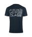 T-shirt Motif/style Imprimé Zèbre Homme Bleu Marine Cavalli Class-1