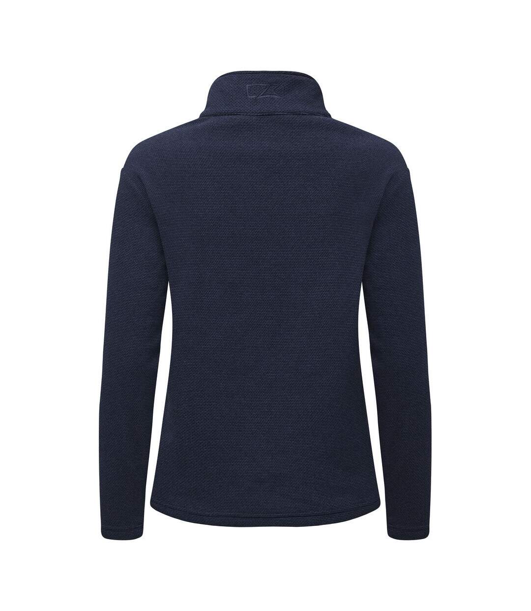 Womens/ladies Hunts Point Fleece Jacket Dark Navy Cutter & Buck-2