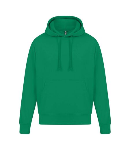 Mens Ringspun Cotton Hoodie Kelly Green Casual Classics