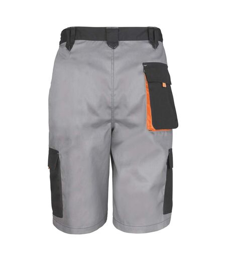 Short Lite Homme Gris Noir WORK-GUARD By Result